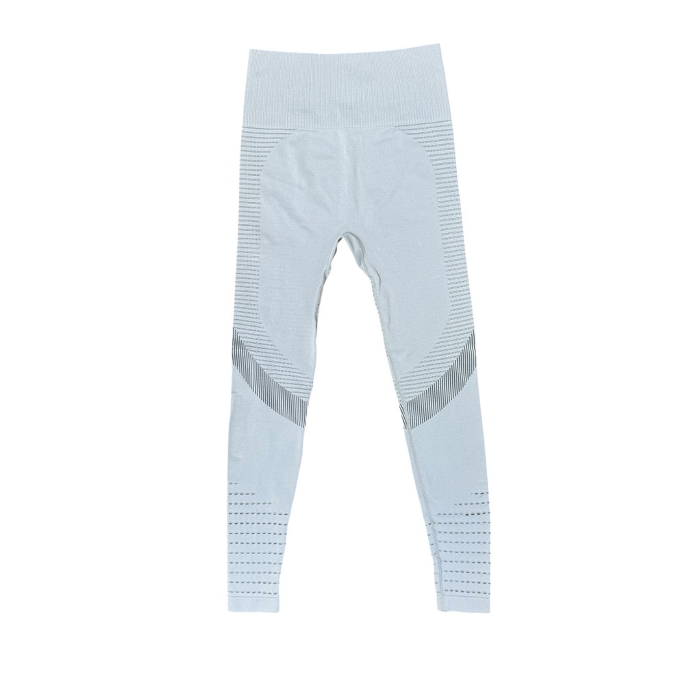Grey X-Small Leggings with Mesh Detailing